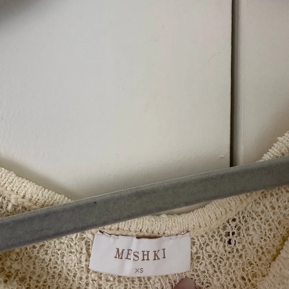 Meshki Cream Maxi Skirt & Knit Top Set - Picture 7 of 12